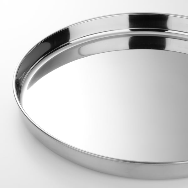 GULKREMLA Deep plate, stainless steel IKEA