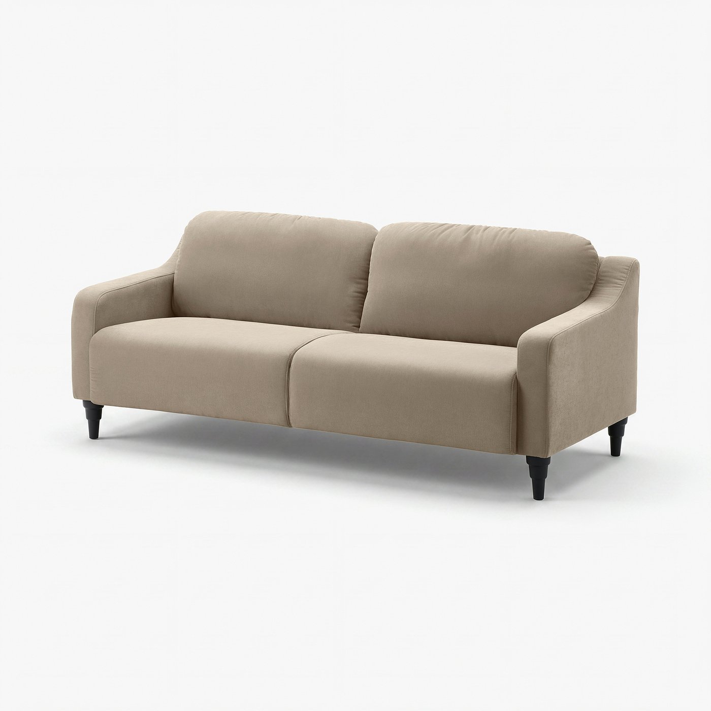 GULLVALLA 3-seat sofa - Silkeryd dark grey-beige