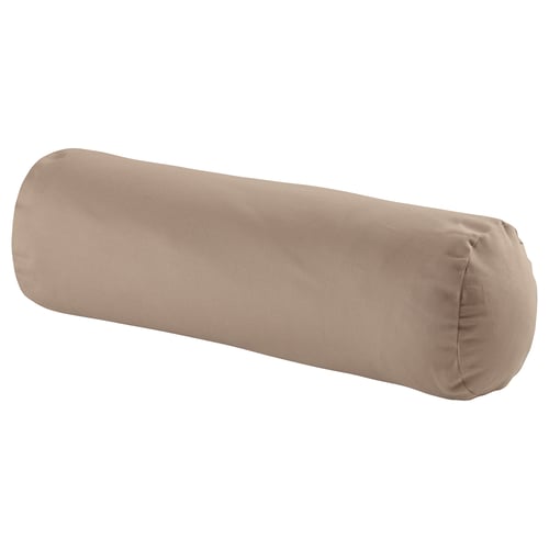 GURLI bolster case, beige, 20x60 cm (8x24") IKEA