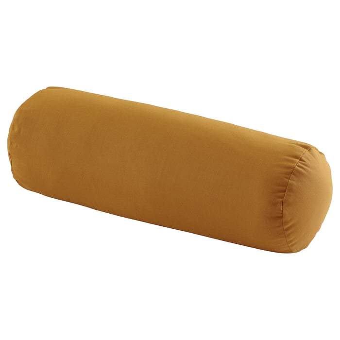 GURLI bolster case, goldenyellow, 20x60 cm (8x24") IKEA