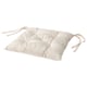 GURLI Chair pad, unbleached, 40x40x6 cm