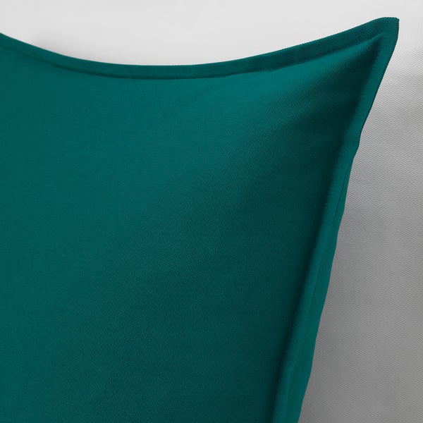 GURLI Cushion cover, dark green, 40x40 cm