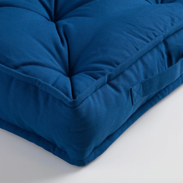 GURLI floor cushion, blue, 45x45x10 cm (18x18x4") IKEA