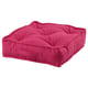 GURLI Floor cushion, pink, 45x45x10 cm