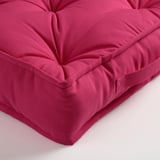 GURLI Floor cushion, pink, 45x45x10 cm