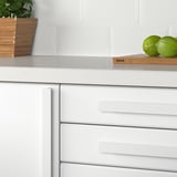 HACKÅS Handle, white, 300 mm