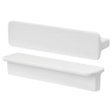 HACKÅS Handle, white, 100 mm