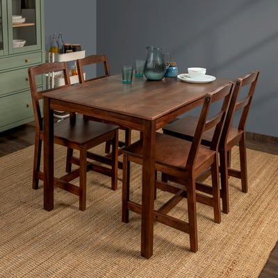 HÄGERNÄS Chair, brown/mango wood