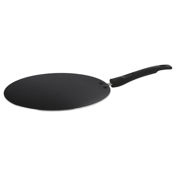 HAMMARHAJ Flat pan, black, 28 cm