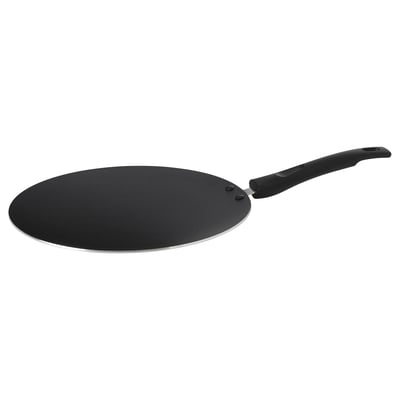 HAMMARHAJ Flat pan, black, 28 cm
