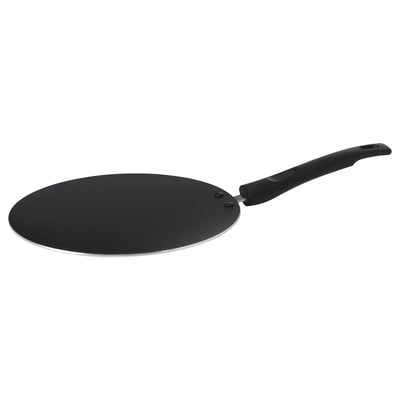 HAMMARHAJ Flat pan, black, 25 cm