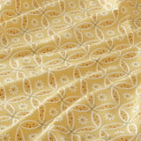 HAMNSENAP Flat sheet and 2 pillowcase, yellow/multicolour, 240x260/50x80 cm