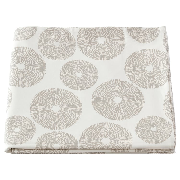 HÅRSTARR tablecloth, beige, 145x240 cm (57x94") IKEA