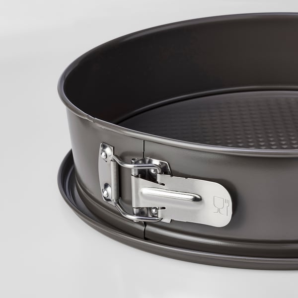 HEMMABAK Springform pan, grey, 27 cm