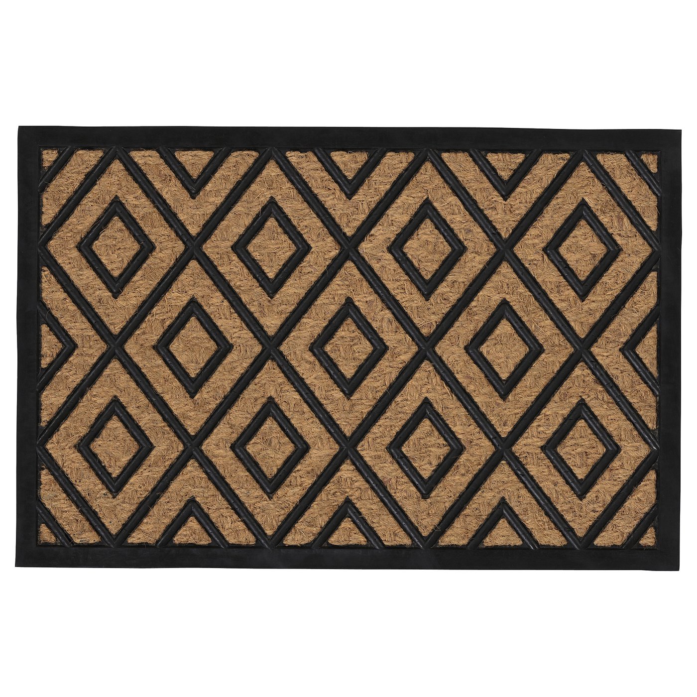 HÖRMESTED door mat, black, 40x60 cm (1'4"x2'0") IKEA