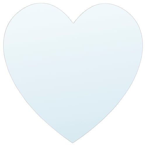 HOLMÖARNA Mirror, heart-shaped, 27x27 cm