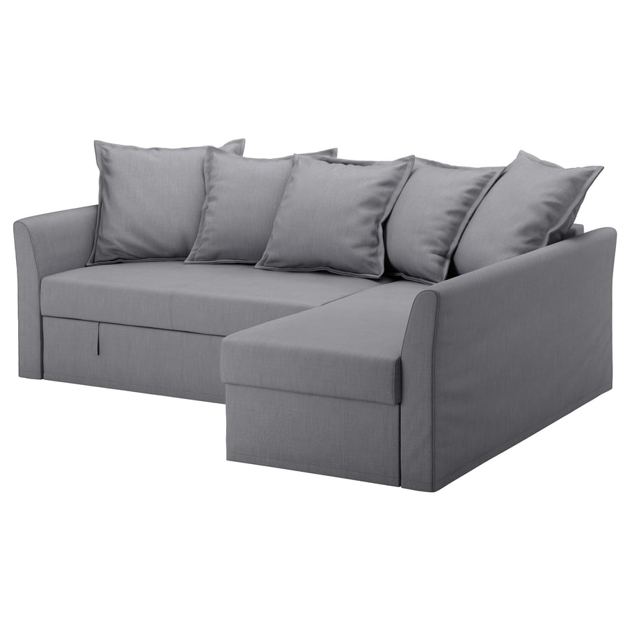 HOLMSUND corner sofabed, Nordvalla medium grey IKEA