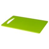 HOPPLÖS Chopping board, green, 24x15 cm