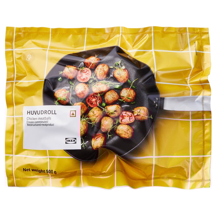 HUVUDROLL chicken meatballs, frozen , 500 g (1 lb2 oz) IKEA