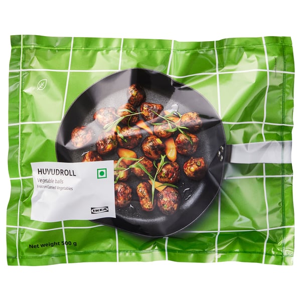 HUVUDROLL Vegetable balls, frozen, 500 g