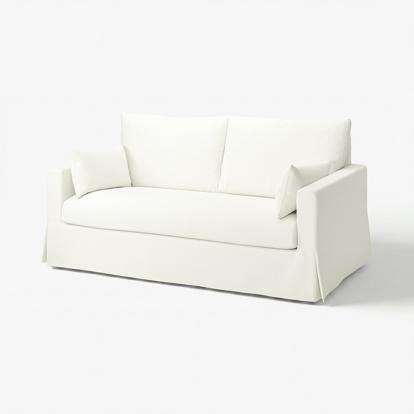 HYLTARP 2-seat sofa-bed, Hallarp white