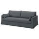 HYLTARP 3-seat sofa, Gransel grey