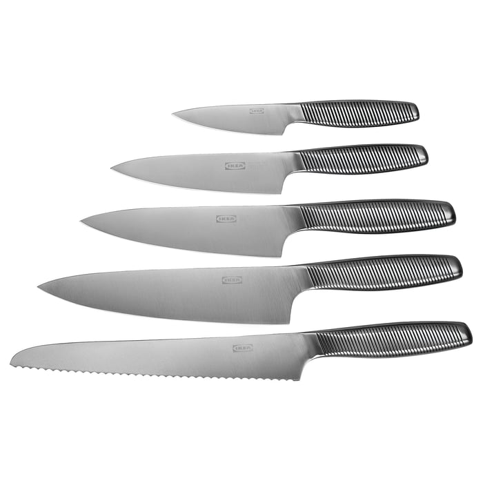 IKEA 365+ 5piece knife set, stainless steel IKEA