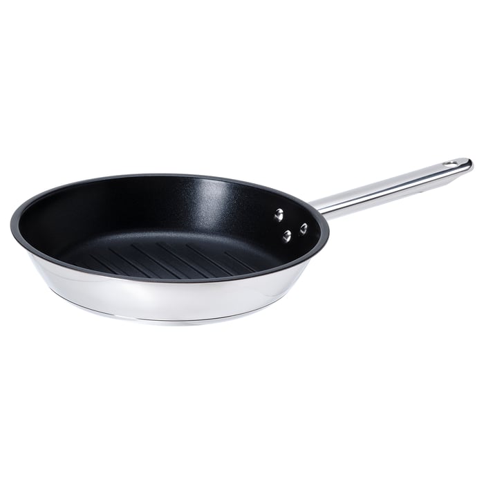 IKEA 365+ grill pan, stainless steel/nonstick coating, 24 cm (9") IKEA