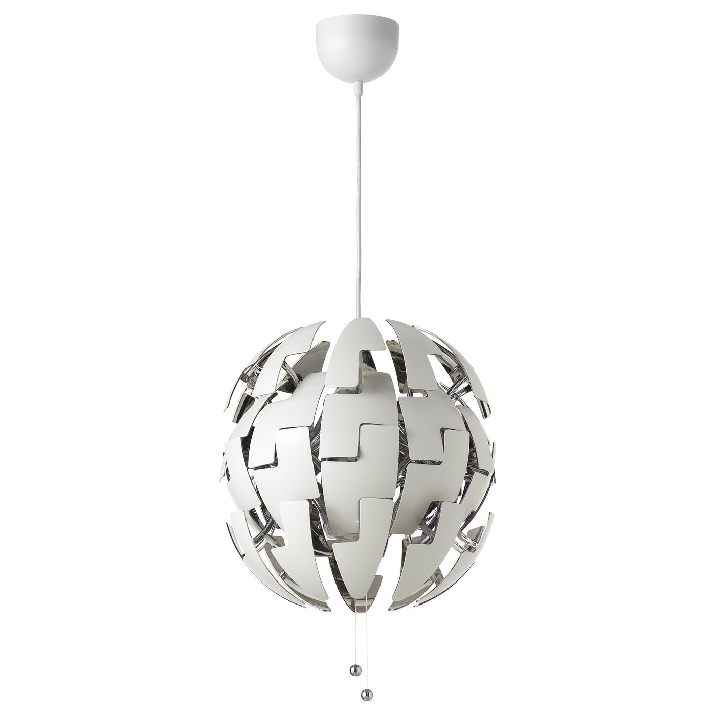IKEA PS 2014 Pendant lamp, white, silver-colour, 35 cm - IKEA