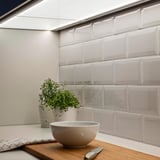 IRSTA LED worktop lighting, opal white, 40 cm