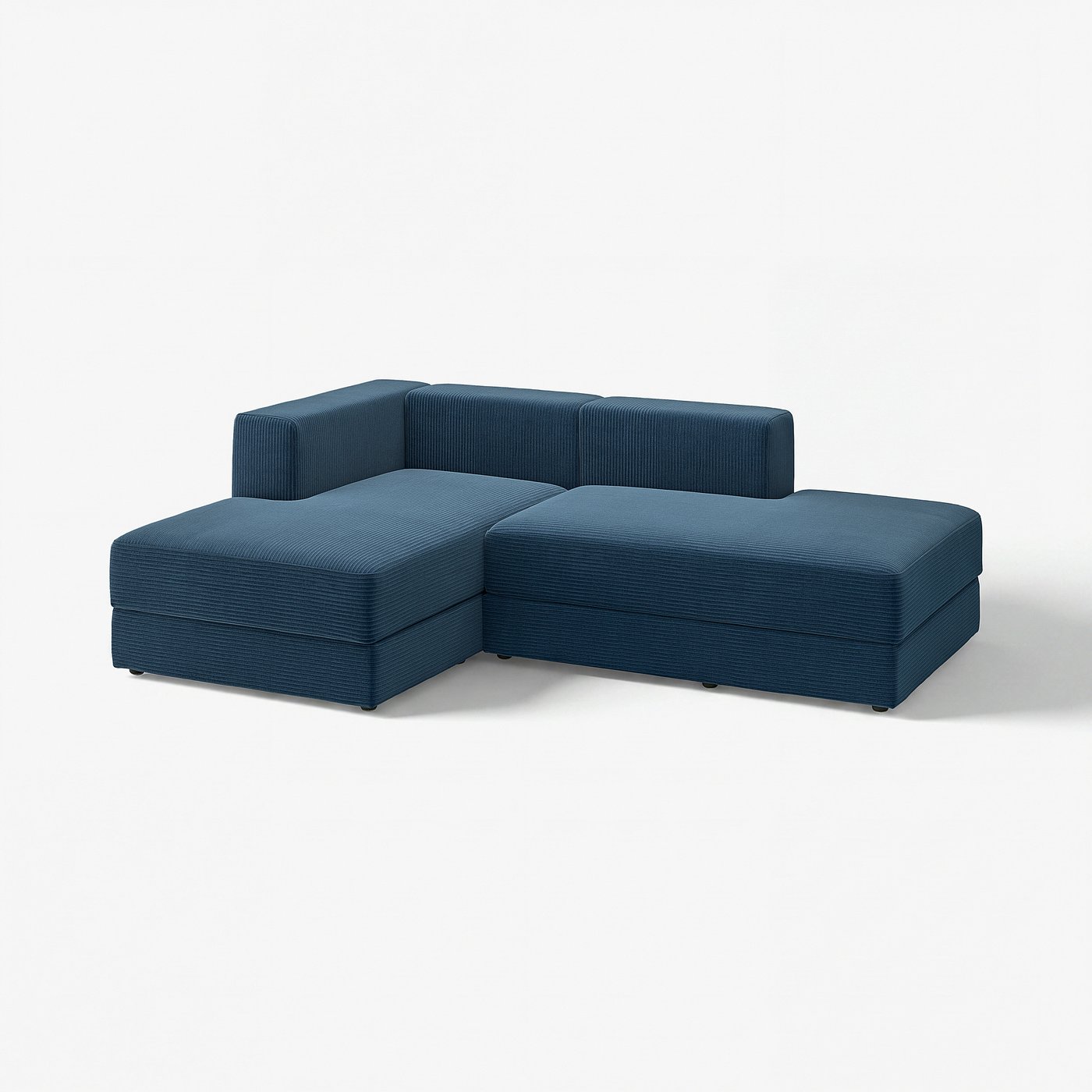 JÄTTEBO Chaise longue modules, Samsala dark blue