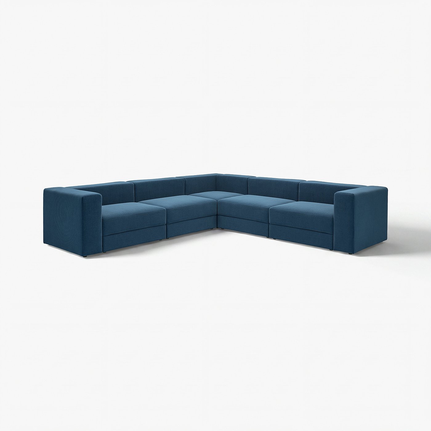 JÄTTEBO Modular corner sofa, 6 seat, Samsala dark blue