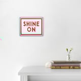 KÄNGSLEBODA Wall decoration, shine on, 25x20 cm