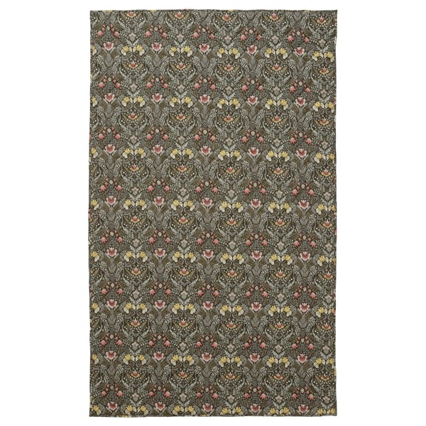 KÄRRDUNÖRT Comforter, dark green/multicolour, 150x250 cm