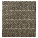 KÄRRDUNÖRT Comforter, dark green/multicolour, 230x250 cm