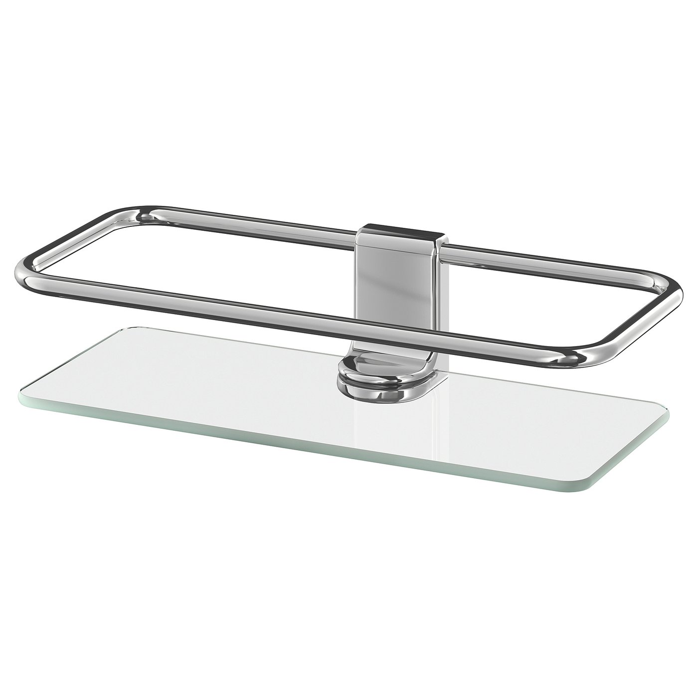 KALKGRUND shower shelf, chromeplated, 24x6 cm (9 ½x2 ¼") IKEA