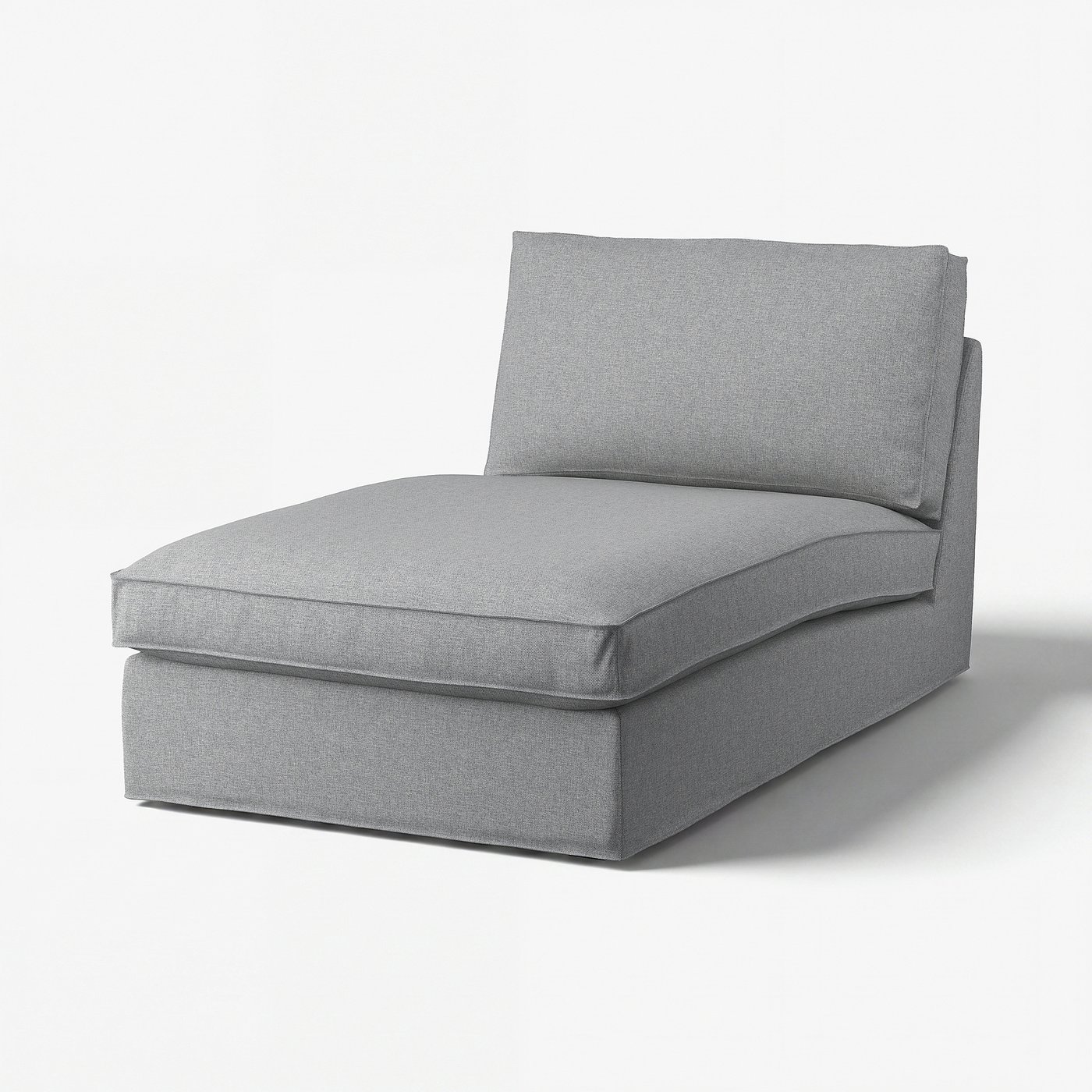 KIVIK Chaise longue, Tibbleby beige/grey