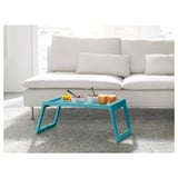 KLIPSK Bed tray, turquoise