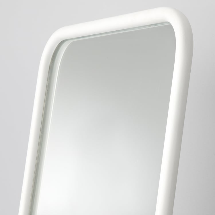 KNAPPER standing mirror, white, 48x160 cm (187/8x63") IKEA