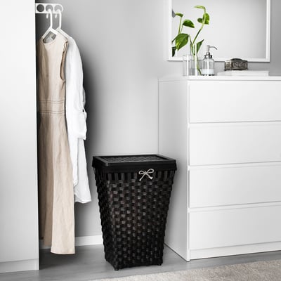 laundry basket with lid ikea
