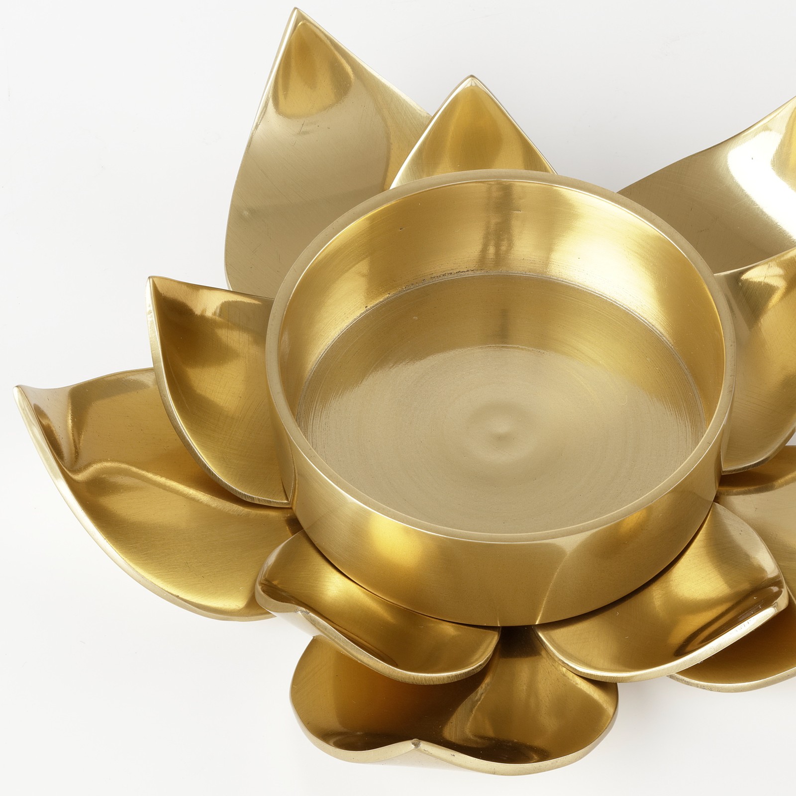 KNASTRIGT Block candle holder goldcolour/Lotus IKEA