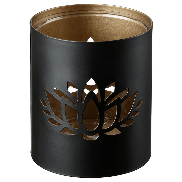 KNASTRIGT Tealight holder, black IKEA