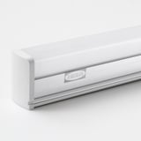 KNOPPSLINGA LED batten light, opal white/silver-colour, 3600 lm 6500 K