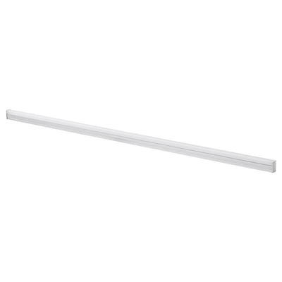 KNOPPSLINGA LED batten light, opal white/silver-colour, 3600 lm 6500 K