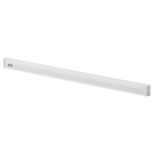 A KNOPPSLINGA led light. Its a white, rectangular, energy-efficient batten light with a smooth, streamlined design.