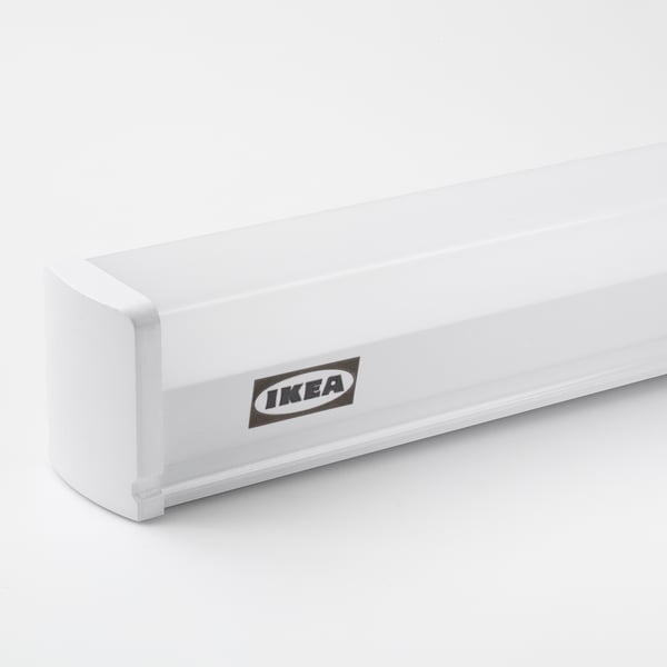 KNOPPSLINGA LED batten light, opal white, 2400 lm 6500 K