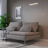 KNOPPSLINGA LED batten light, opal white, 900 lm 2700 K