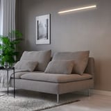 KNOPPSLINGA LED batten light, opal white, 2160 lm 2700 K