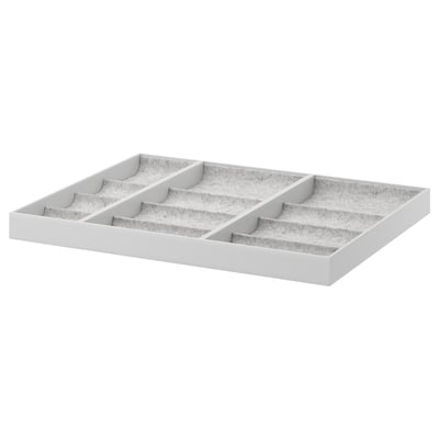 KOMPLEMENT Insert for pull-out tray, light grey, 75x58 cm
