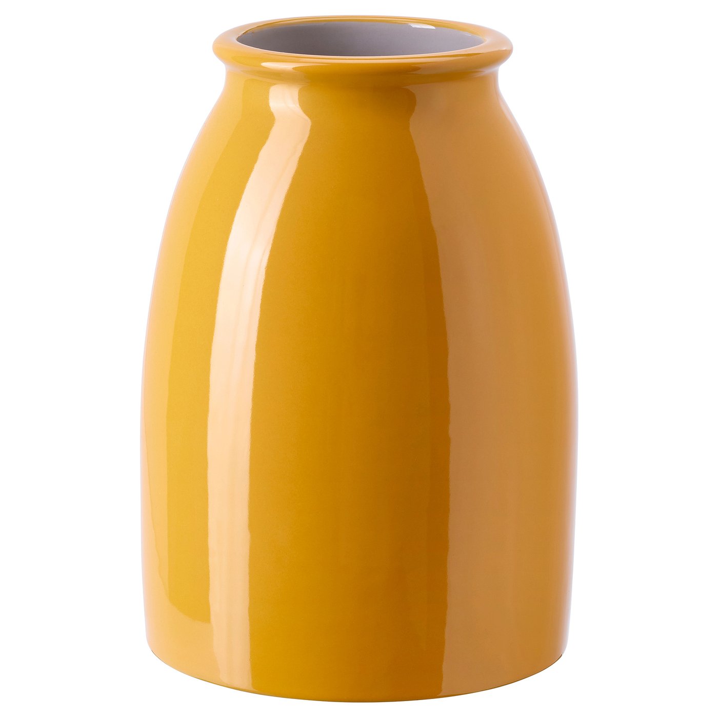 KOPPARBJÖRK vase, bright yellow, 21 cm (8 ¼") IKEA